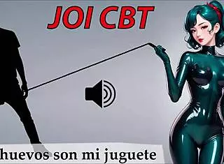 西班牙女S极端JOI踢蛋变态玩法射精拒绝