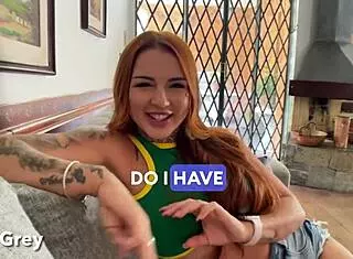 hey, can this big titties latina give a sloppy deepthroat pov on first casting?