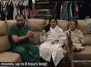 i'm jasmine rose the nurse giving a pov footjob and face fucking in fishnets with choking