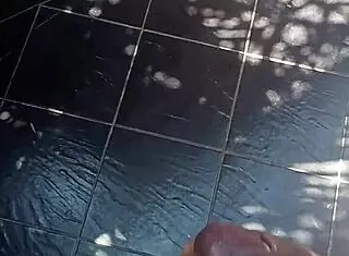 just casually stroking my cock outdoors in the open air