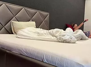 petite alice and lilly skip panties in miniskirts showing off legs and feet at home