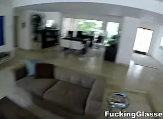 Fucking Glasses - Newbie Sabrina Rey Taking First Big-Cock Teen 18+-Porn. Glasses-Wearing Teen Gets Pounded In Doggystyle With Shaved Pussy Cumshot.