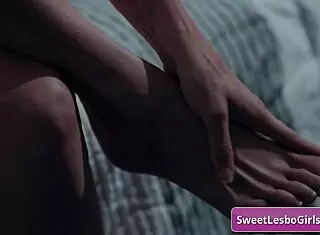 Sexy Horny Lesbian Blondes Lena Paul Sinn Sage Massage Boobs Lick Pussy In Close Up Orgasm Session!