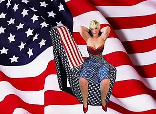 Granny America Deep Throating Cocksucker