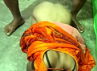 Indian first night beautiful couple hard fucking with curvy bodybuilder. Gaping pussy and face fucking in muscular workout style!