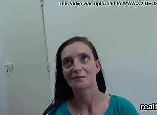 did this striking czech cutie get seduced in the mall for pov ride?