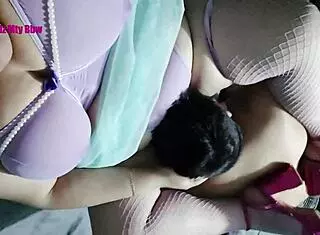 Hey check out this horny halloween trailer with big tits latina milf in fishnets