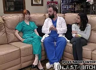 omg ditria rose takes that creampie from the doctor in pov with gloves and spreading action 😏