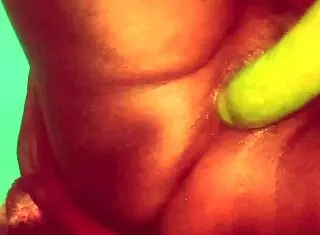 I feel so excited watching this Asian village girl use brinjal for intense homemade fucking and wet pussy play