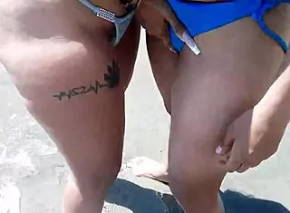 Lesbians Eager For Scissors End Up Fucked By Strangers Penis Eager For Semen