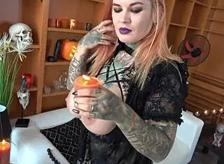 Slutty Witch Sabien Demonia Pisses In Mouth Spews On Cock Licks Floor While Getting Rough Anal Pound!