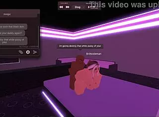 Quick Roblox Encounter With White Slut And Monster Cock