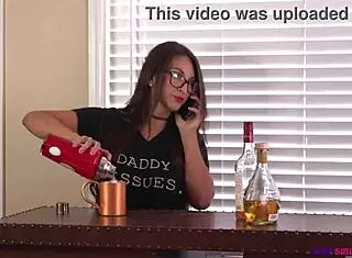 zoe oliver as stepdaughter keeps getting into trouble with big cock blowjob and riding