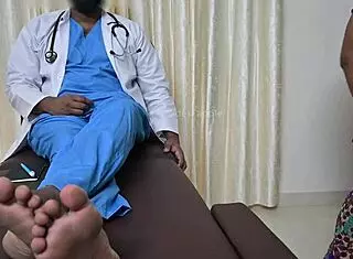 I feel so thrilled that the Indian doctor received a handjob from his devoted maid