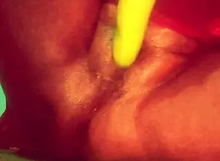 I feel so excited watching this Asian village girl use brinjal for intense homemade fucking and wet pussy play