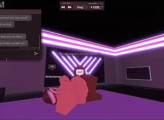 Quick Roblox Encounter With White Slut And Monster Cock