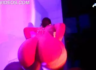 Feeling Intense Desire As My Big Ass Colombian Neighbor Grinds On My Huge Cock