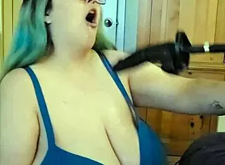 Watch me DILDO FUCK my face and tits!