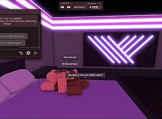 Quick Roblox Encounter With White Slut And Monster Cock