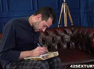 tiffany doll gets her trimmed pussy stretched by rough teacher cowgirl ride