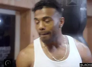 oh wow, naughty gym hottie lisa belys takes bbc workout with deepthroat riding and creampie in blackedraw debut!