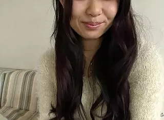 Petite japanese teen 18+ in nylon pantyhose gets intense orgasm by older guy at uncensored jav casting with vibrator and dildo on her hairy pussy.