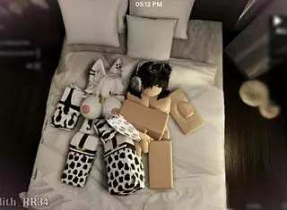 Pounding cute ass in cow costume during pov sex with follower part 2