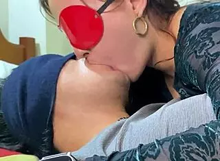 want a deep wet french kiss from stepsister?