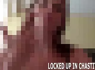 We Hope You Stay Soft in Your Chastity Device While Bound in Fetish Play with Toys