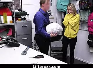 lp officer fucks teen 18+ summer vixen pussy in garage punishment