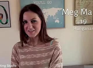 Meg Magic Deepthroats Rimjob And Huge Load On Smiling Face With Monster Cock Lick Action