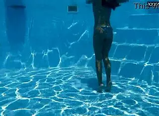 Beautiful Big Breasted Beauty Angelica Heart Enjoys Pool Bikini Time with Friend