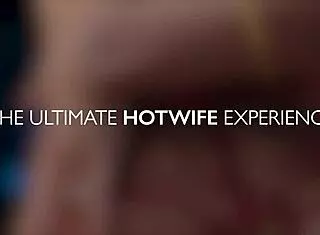 Blonde Hotwife Candice Holds Hubby Hand While Riding Monster BBC In Cowgirl