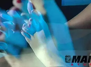 Milf Seduces Friend with Feet