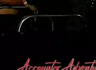 Oh yeah, riding that big cock bareback at night in outdoor anal adventure... feels so romantic!