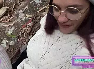homemade porn by wifebucket - crafty lesbian cutie seduces her best girlfriend in the forest 😏🌳
