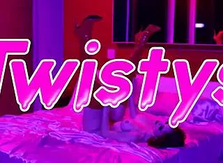 twistys - stunning brunette kylie rocket shows off her sexy body before sticking her fingers deep inside her pussy