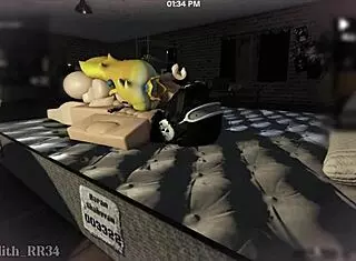 peach casually offers head in the other castle during sex with a follower