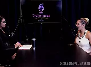 Amateur Latina group action heats up with big ass curvy babe Barbara Sol in outdoor public fetish domination and toy play during podcast interview part 3 on Sheer Red