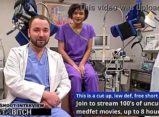 this student gets caught and then blasted with deepthroat face fucking, choking on cock while bent over in doggystyle behind the scenes