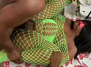 Desperate hot sex as my boy boi fucks my pussy without condom on rainy day