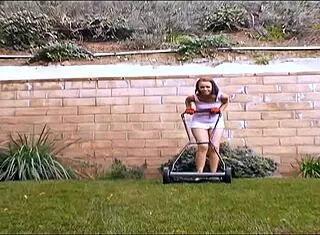 Britney Kane Hungry for Garden Anal with Monster Cock Riding Doggystyle in Fishnets Stockings Heels Bent Over Gaping Asshole