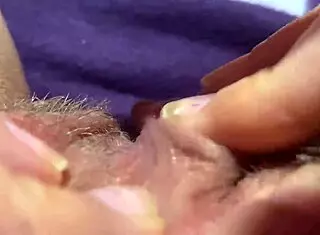 check out this big clit pulsing in closeup orgasm...