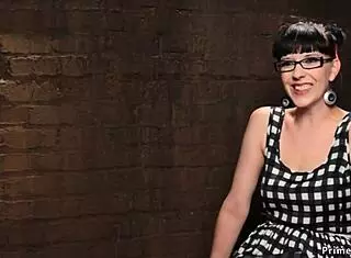 In a bizarre BDSM session, ebony and brunette slaves endure rough toying while hogtied and bound. Deepthroat gagging and choking intensify the lezdom punishment.