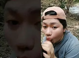 Outdoor blowjob turns intriguing with young asian beauty and her tight wet pussy in first time creampie