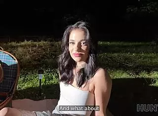 Teen 18+ Chloe Heart Gets Seduced And Her Tight Pussy Fucked In Public Before Bf!