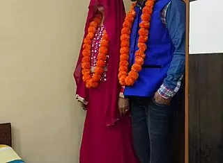 Newly Married Desi Beautiful Girl Enjoys First Night With Addicted Husband In Anal Cowgirl