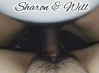 Intimate Bedroom Encounter with Neighbor's Wife in Lingerie and Heels While Husband Travels