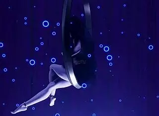 tharja in cosplay outfit dances nude with glasses for body worship