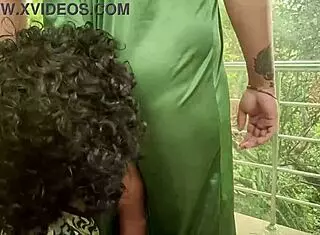 Desi Couple Share Sweet Kisses and Gentle Moments